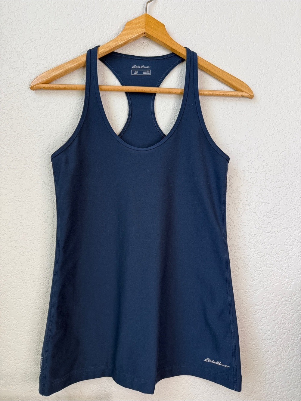 Eddie Bauer Racerback Tank Top Navy Blue size XSmall